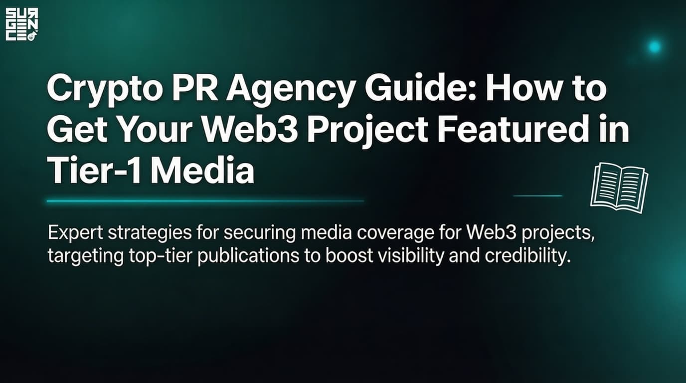 Crypto PR Agency Guide: How to Get Your Web3 Project Featured in Tier-1 Media