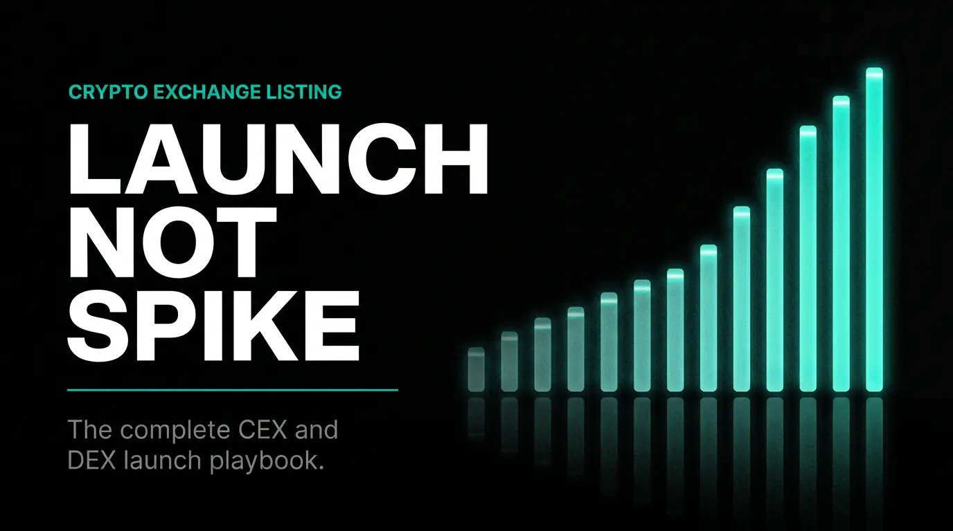 Crypto Exchange Listing Marketing: The Complete CEX & DEX Launch Playbook