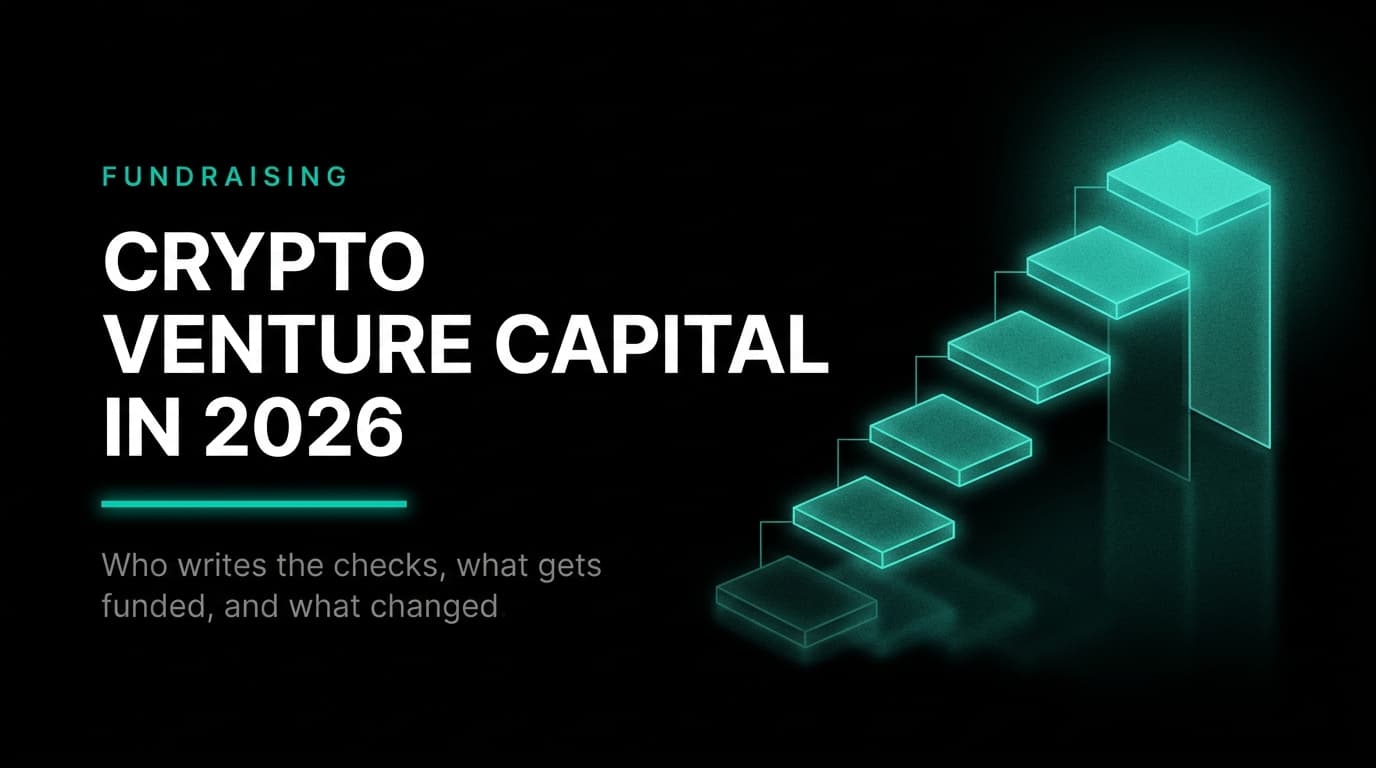 Crypto Venture Capital in 2026: How VCs Are Funding the Next Wave of Web3