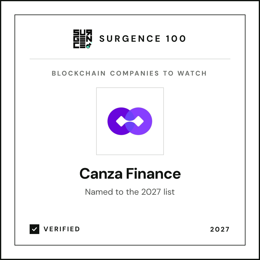 Canza Finance Surgence 100 · 2027 badge